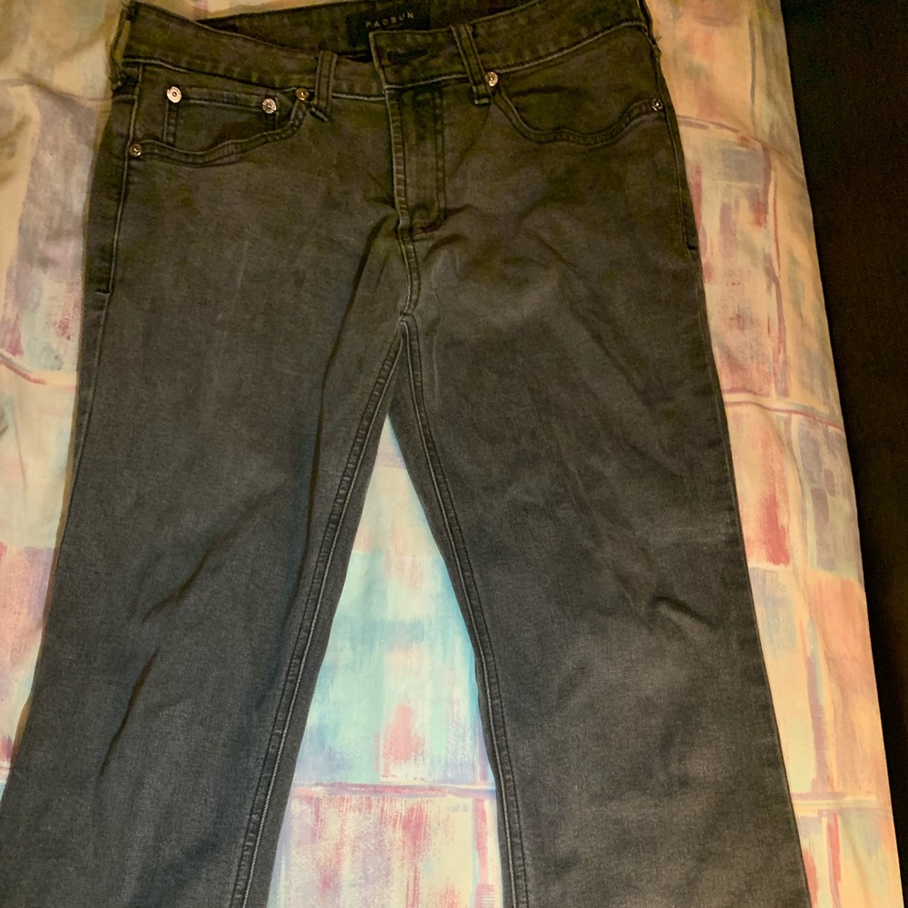 Gray jeans from pacsun/ no holes or tears